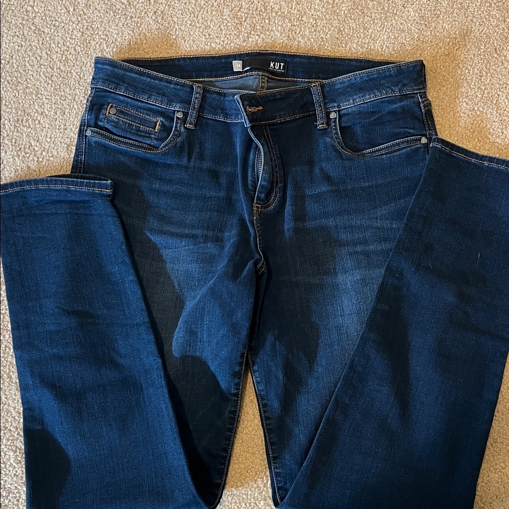Kut from the Kloth Women's Dark Blue Denim - Picture 2 of 4
